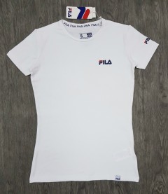 FILA Ladies T-Shirt (WHITE) (S - M - L - XL)