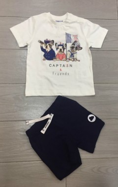 PM Boys T-Shirt And Shorts Set (PM) (6 to 24 Months) 