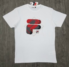 FILA Mens T-Shirt (WHITE) (S - M - L - XL )