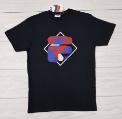 FILA Mens T-Shirt (BLACK) (S - M - L - XL )