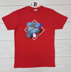 FILA Mens T-Shirt (RED) (S - M - L - XL )