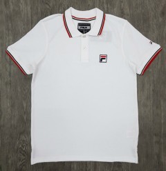 FILA Mens Polo Shirt (WHITE) (S - M - L - XL )