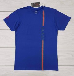 GUCCI Mens T-Shirt (BLUE) (S - M - L - XL )