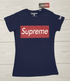 SUPREME Ladies T-Shirt (NAVY) (S - M - L - XL)