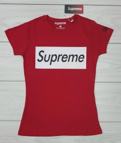 SUPREME Ladies T-Shirt (RED) (S - M - L - XL)