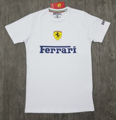 FERRARI Mens T-Shirt (WHITE) (S - M - L - XL )