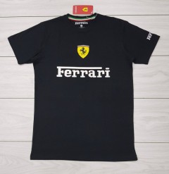 FERRARI Mens T-Shirt (BLACK) (S - M - L - XL ) 