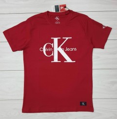 CALVIN KLEIN Mens T-Shirt (RED) (S - M - L - XL )