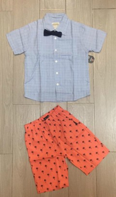 PM Boys Shirt And Shorts Set (PM) (3 to 4 Years) 