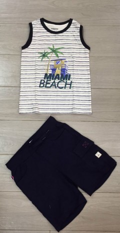 PM Boys Top And Shorts Set (PM) (5 to 9 Years)