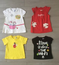 PM 4 Pcs Girls T-Shirt Pack (PM) (9 Months)