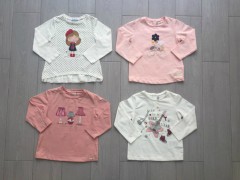 PM 4 Pcs Girls Long Sleeved Shirt Pack (PM) (24 Months)