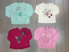 PM 4 Pcs Girls Long Sleeved Shirt Pack (PM) (12 Months)