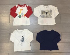 PM 4 Pcs Girls Long Sleeved Shirt Pack (PM) (9 Months)