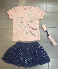 PM Girls T-Shirt And Skirts Set (PM) (9 Months to 3 Years)
