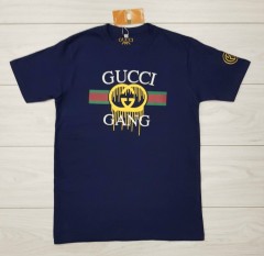 GUCCI Mens T-Shirt (NAVY) (S - M - L - XL )