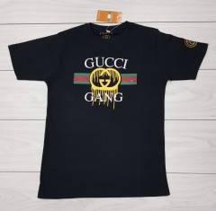 GUCCI Mens T-Shirt (BLACK) (S - M - L - XL )