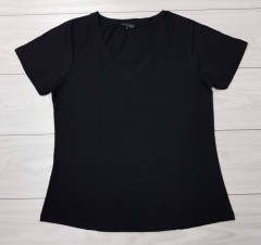 PEACOCKS Ladies T-Shirt (BLACK) (XL)