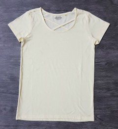 RESERVED Girls T-Shirt (LIGHT YELLOW) (10 Years) 
