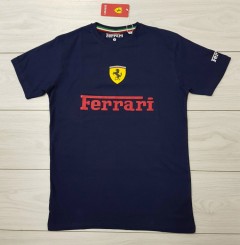 FERRARI Mens T-Shirt (NAVY) (S - M - L - XL)