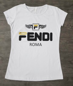 FENDI Ladies Turkey T-Shirt (WHITE) (S - M - L - XL)
