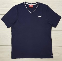 SIAZENGER Mens T-Shirt (NAVY) (XS - 3XL - 4XL)
