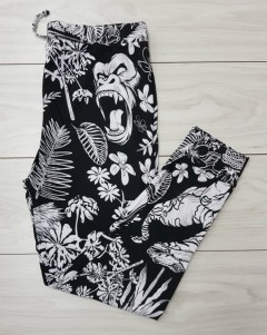 OVS Ladies Pants (BLACK - WHITE) ( XL) 