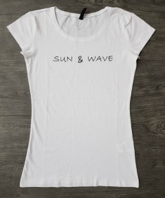 SINSAY Ladies T-Shirt (WHITE) (XS - S - M - L - XL)