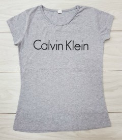 CALVIN KLEIN Ladies Turkey T-Shirt (GRAY) (S - M - L - XL) 