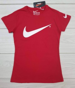 NIKE  Ladies T-Shirt (RED) (S - M - L - XL) 
