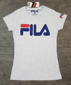 FILA  Ladies T-Shirt (GRAY) (S - M - L - XL - XXL) 