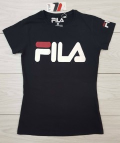 FILA  Ladies T-Shirt (BLACK) (S - M - L - XL)