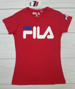 FILA  Ladies T-Shirt (RED) (S - M - L - XL)