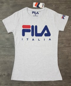 FILA  Ladies T-Shirt (GRAY) (S - M - L - XL)