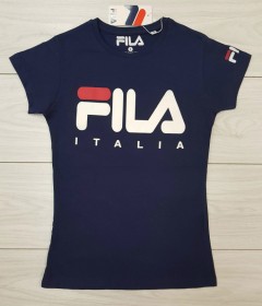 FILA  Ladies T-Shirt (NAVY) (S - M - L)