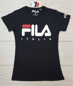 FILA  Ladies T-Shirt (BLACK) (M - L) 