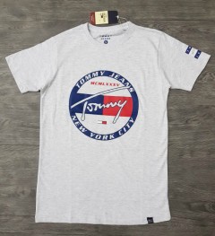 TOMMY - HILFIGER   Mens T-Shirt (GRAY) (S - M - L - XL )