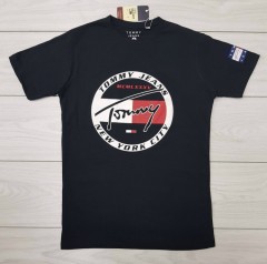 TOMMY - HILFIGER 06.10.2019 Mens T-Shirt (BLACK) (S - M - L - XL ) 