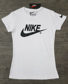 NIKE  Ladies T-Shirt (WHITE) (S - M - L - XL)