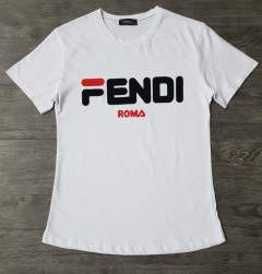 FENDI  Ladies Turkey T-Shirt (WHITE) (S - M - L)