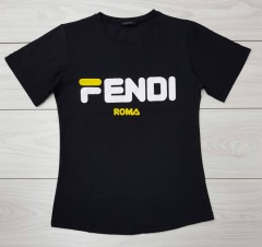 FENDI Ladies Turkey T-Shirt (BLACK) (S - M - L) 