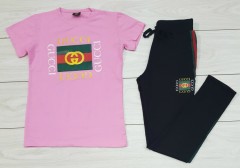 GUCCI Ladies Turkey 2 Pcs Set (PURPLE - BLACK) (S - M - L - XL)