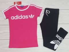 ADIDAS Ladies Turkey 2 Pcs Set (PINK - BLACK) (S - M - L - XL)