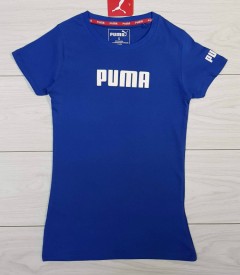 PUMA Ladies T-Shirt (BLUE) (S - M - L - XL)