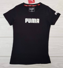 PUMA Ladies T-Shirt (BLACK) (S - M - L - XL)