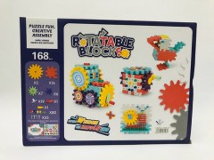 Rotatable Blocks 168pcs Box Toys (MOS)