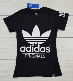 ADIDAS  Ladies T-Shirt (BLACK) (S - M - L - XL ) 