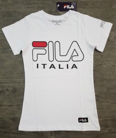FILA Ladies T-Shirt (WHITE) (S - M - L - XL ) 