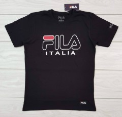 FILA Mens T-Shirt (BLACK) (S - M - L - XL ) 