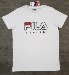FILA Mens T-Shirt (WHITE) (S - M - L - XL )